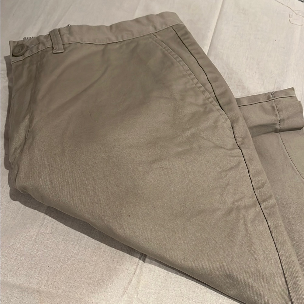 Merona Cream Flat Front Shorts